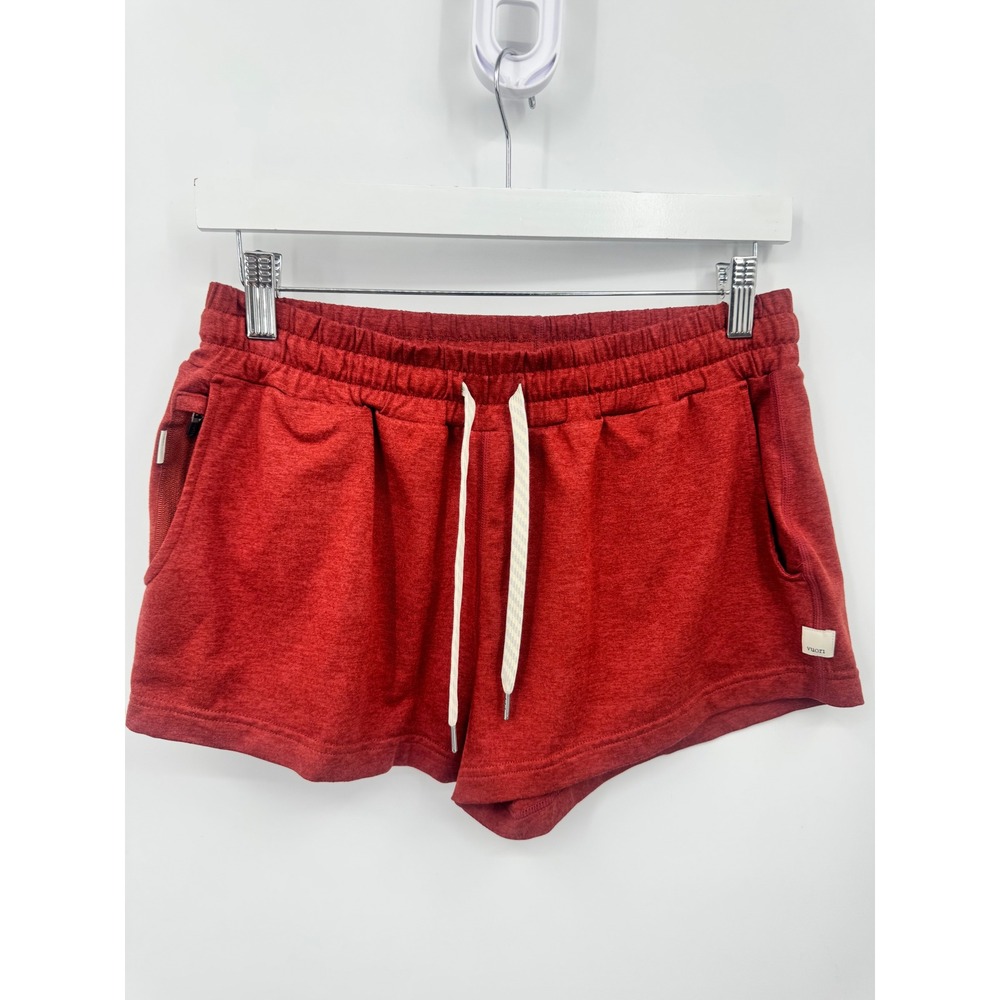 Vuori Halo Performance Short Women Small Red Rust DreamKnit VW339
